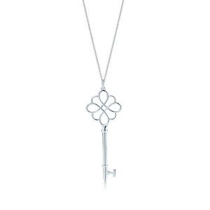 Tiffany knot key pendant silver Clearance